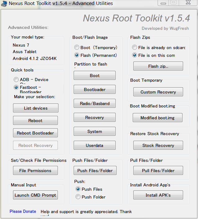 Nexus Root Toolkit Advanced Utilities