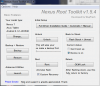 Nexus Root Toolkit の画面 Nexus Root Toolkit の画面