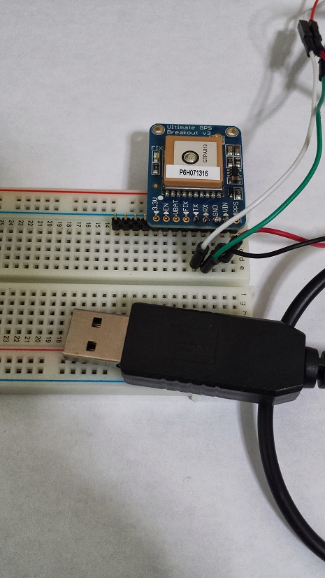 GPSモジュール（MTK3339チップ使用）を買ってみた