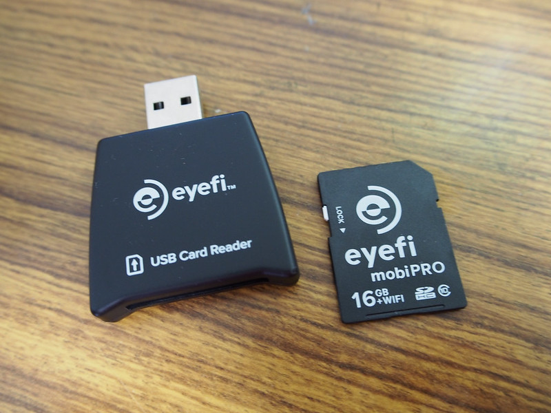 Eye-fi Mobi Pro から無線LANの無いデスクトップPCへ転送する方法