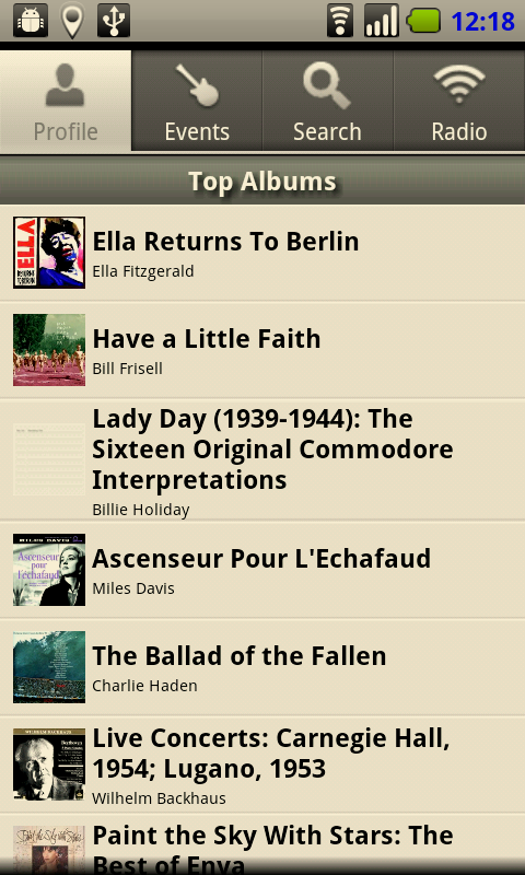 公式 last.fm アプリ （Dev編）