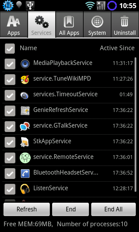 Android のマルチタスキング