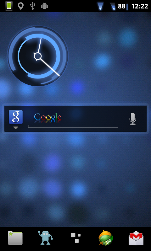 T-Mobile が公開した Theme Chooser で Honeycomb 風テーマにしてみた