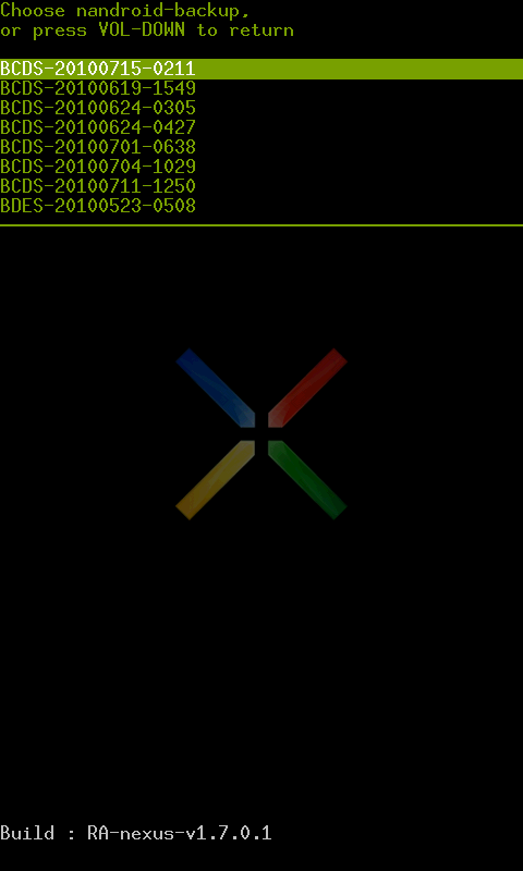 nandroid って何？
